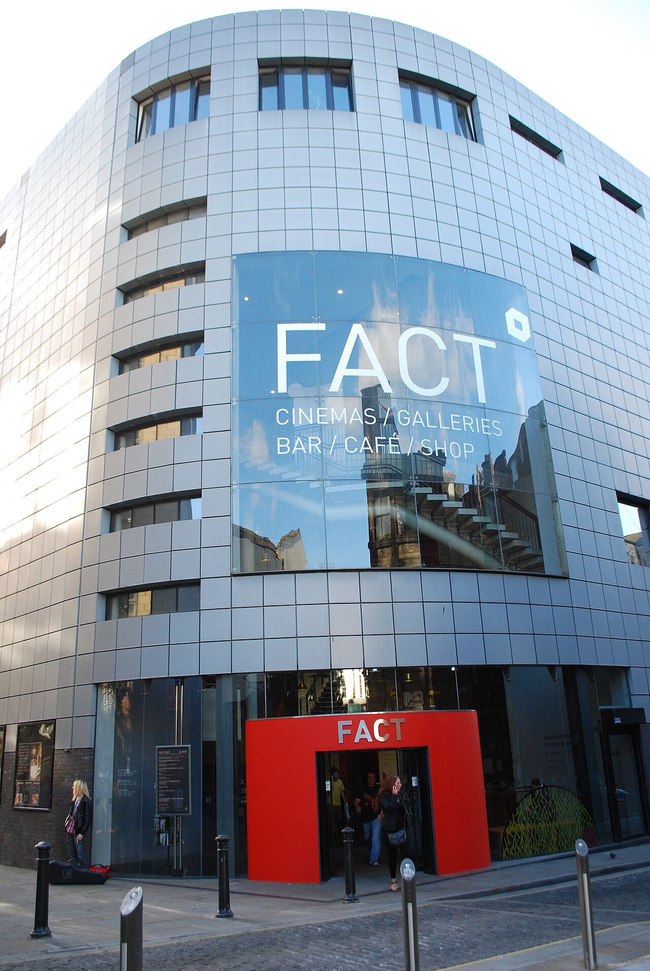 The FACT building on Wood Street, Liverpool, home of the Picturehouse cinema