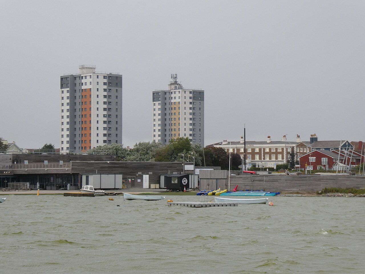 Crosby Marine Lake with Waterloo behind