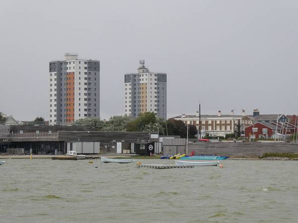 Crosby Marine Lake with Waterloo behind