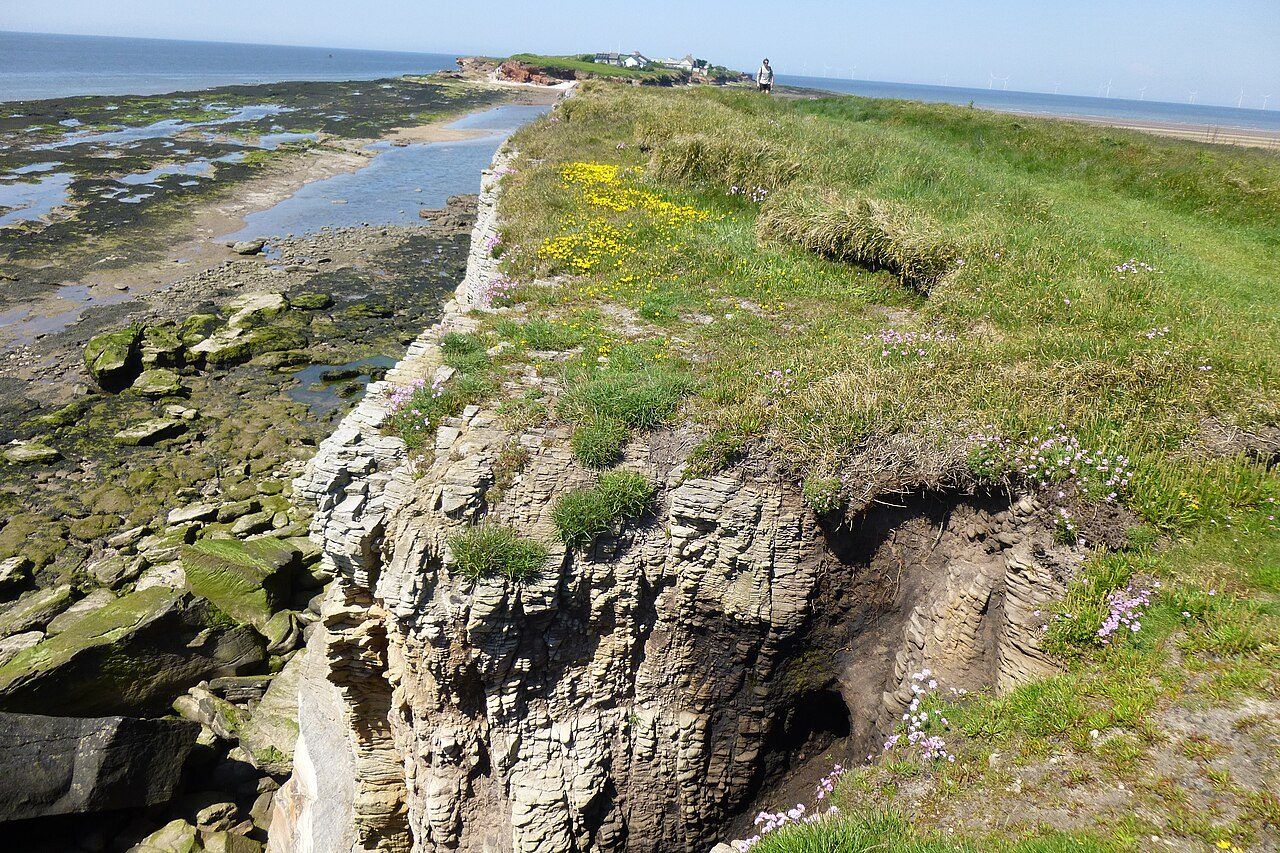 The rocky shore of Hilbre Island in the Dee estuary