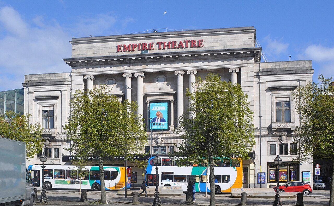 The Liverpool Empire Theatre on Lime Street